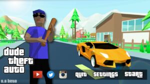 Dude Theft Wars MOD APK (Free Shopping) in 2023