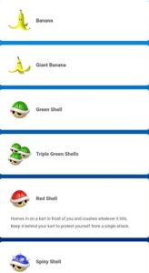 Mario Kart Tour Items