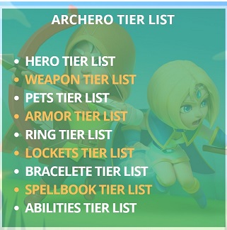 Archero Tier List