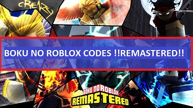 What Are The Codes For Boku No Roblox Remastered - boku no roblox remastered starter guide