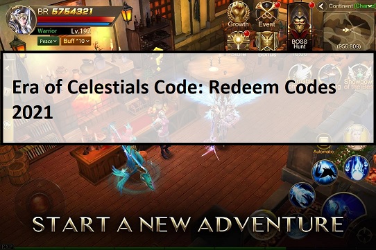 era of celestials codes 2018