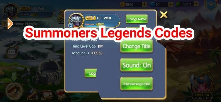 Summoners Legends Codes Exchange Codes 2021 July Mrguider - exchange roblox id