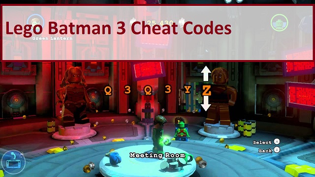 lego batman 3 characters cheats