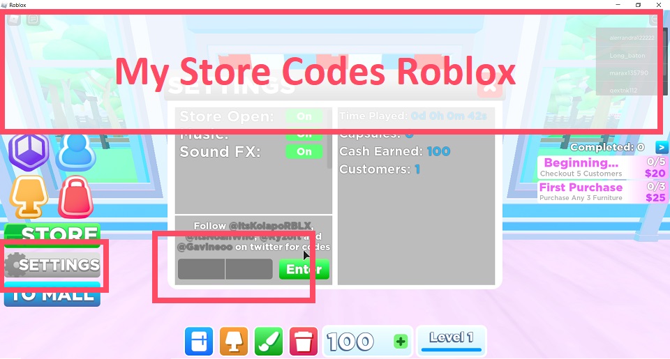 Roblox My Store Codes Wiki 2021 July 2021 New Mrguider - code for on my own roblox