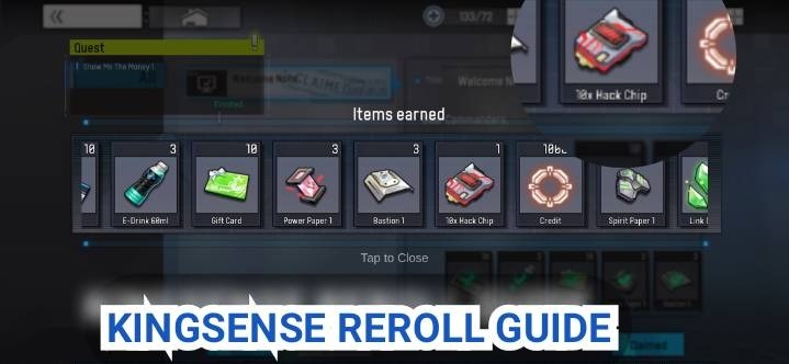 Kingsense Reroll Guide