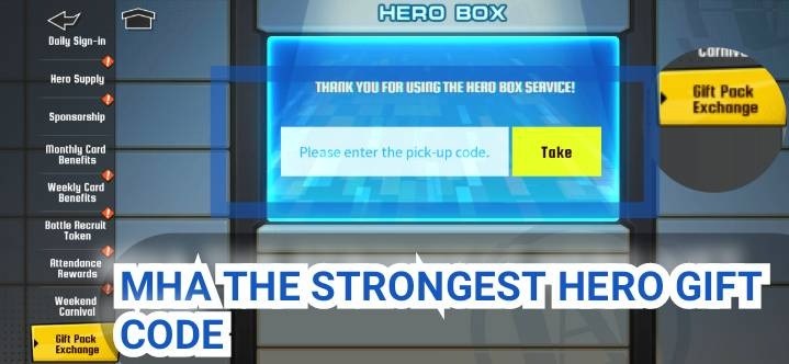 CODIGOS LIBERADOS! RESGATE HERO COIN!! Códigos Hero Box! My Hero Academia  The Strongest Hero 