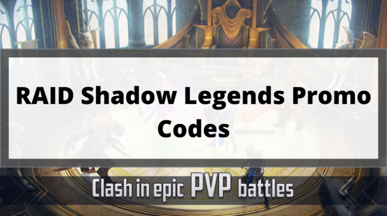 raid shadow legends promo codes 2023
