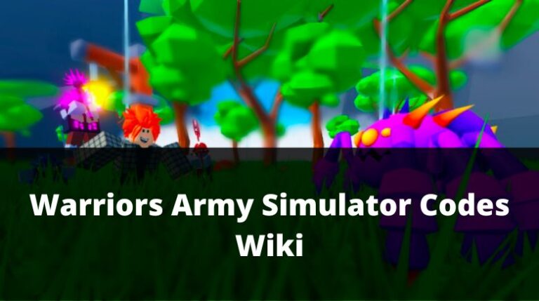 Warriors Army Simulator Codes Wiki NEW January 2024 MrGuider