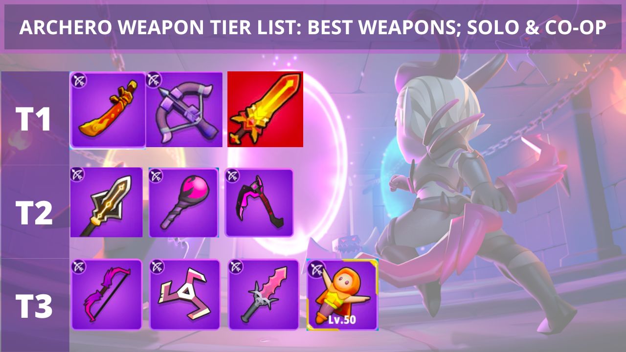 Archero Best Weapon Guide September 2024 MrGuider