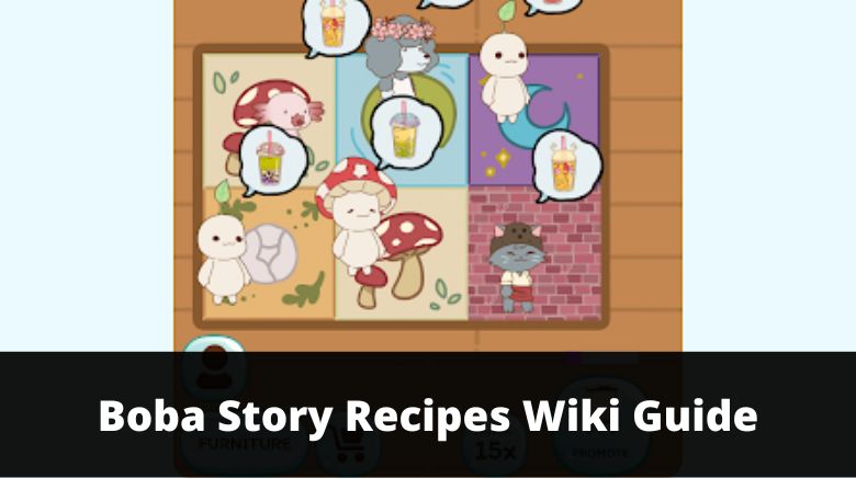 All recipes in Boba Story gameplay (magic den) 