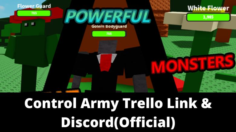 Control Army Trello Link & Discord(Official)