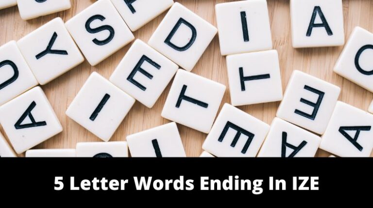 5 letter word ending in idex