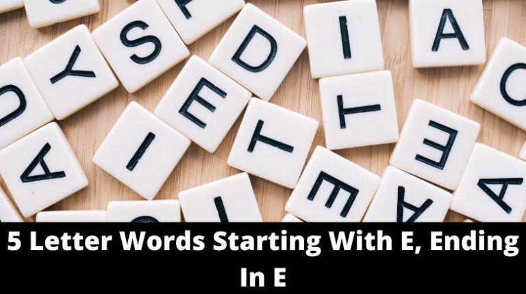 6 Letter Words Starting With E Ending In Y