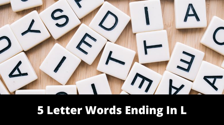 5 Letter Words Ending In L MrGuider