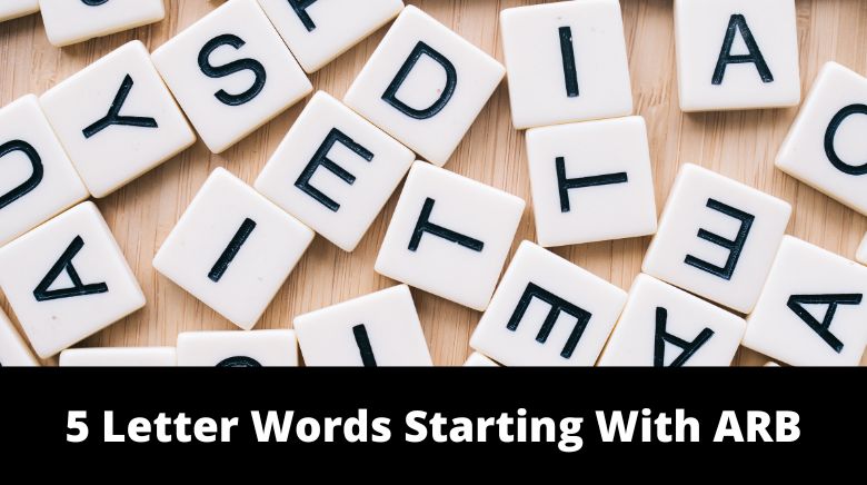 5 letter words starting arb