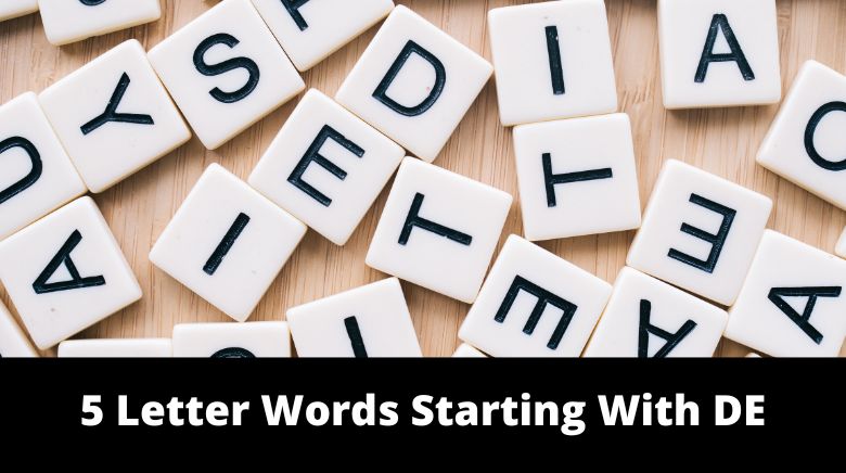 6 letter word starts with de