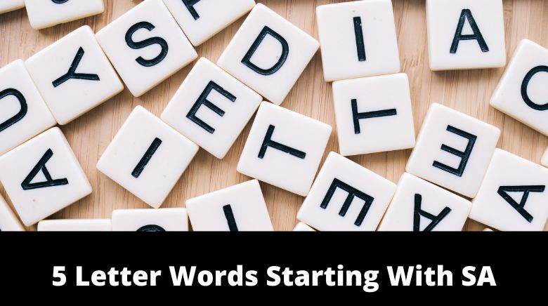  5 Letter Words Starting With SA MrGuider