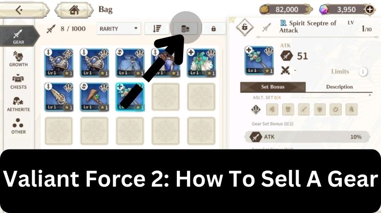 Valiant Force 2 How To Sell A Gear