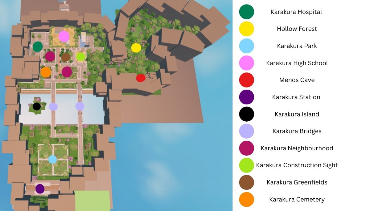 Project Mugetsu Karakura Map