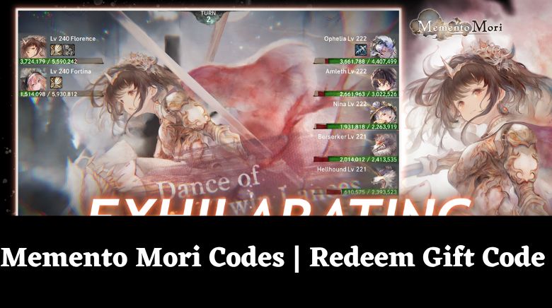 Memento Mori Codes Redeem Gift Code