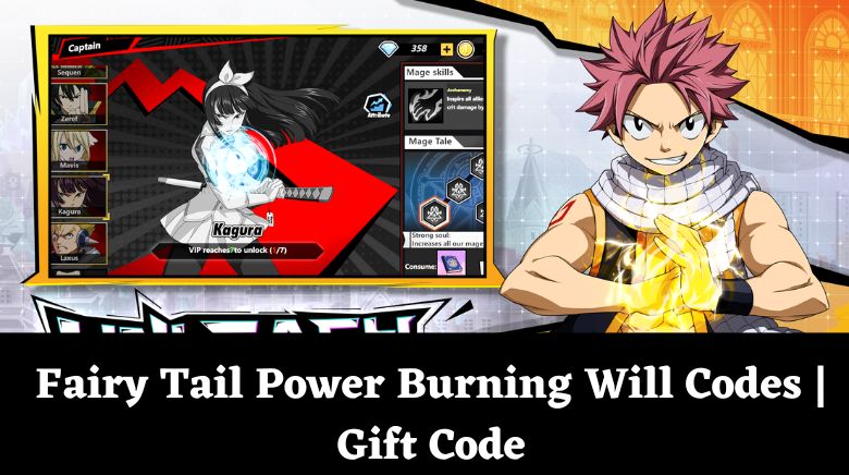 Fairy Tail Power Burning Will Codes Wiki