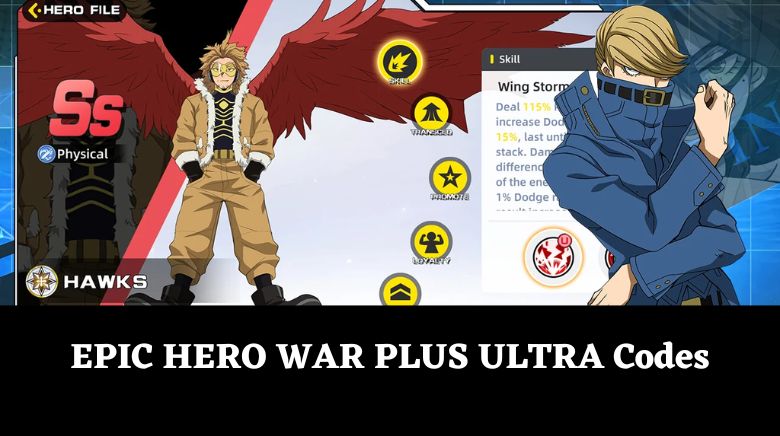 EPIC HERO WAR PLUS ULTRA Codes Wiki