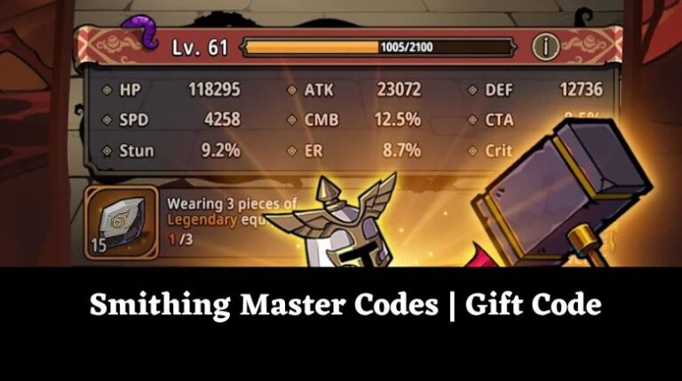 Smithing Master Codes 2024 Wiki Redemption Code November 7 2024   Smithing Master Codes Gift Code 768x429 