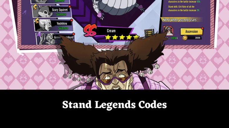Stand Legends Codes - December 2023 