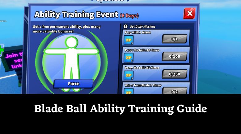 Blade Ball Ability Training Guide