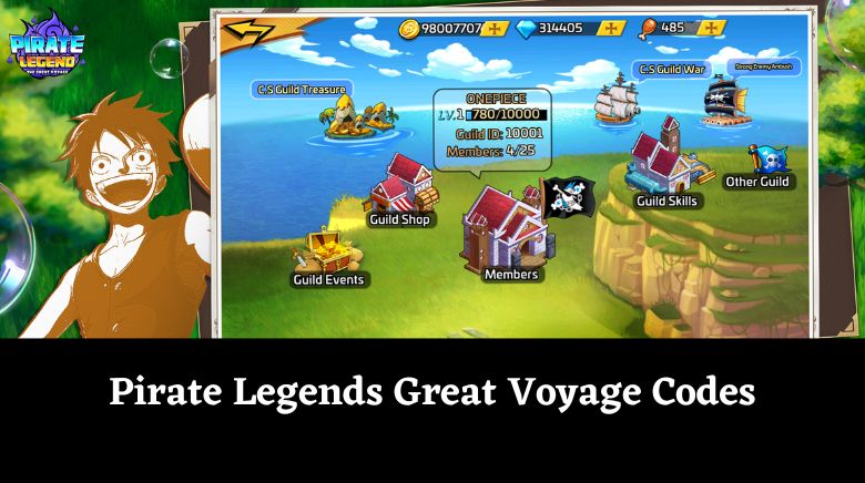 Pirate Legends: Great Voyage Update Redeem Codes