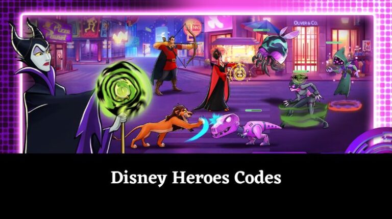  Disney Heroes Codes 2024 Diamonds Chips More August 2024 MrGuider