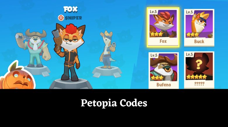 Petopia Codes