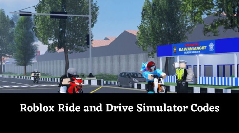 Ride And Drive Simulator Codes Free RP November 2024 MrGuider   Roblox Ride And Drive Simulator Codes 768x429 