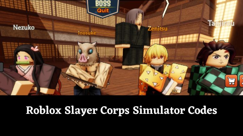 Roblox Slayer Corps Simulator Codes