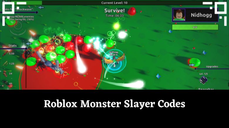 Roblox Monster Slayer Codes