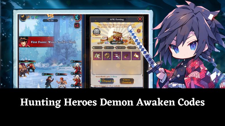 Hunting Heroes Demon Awaken Codes