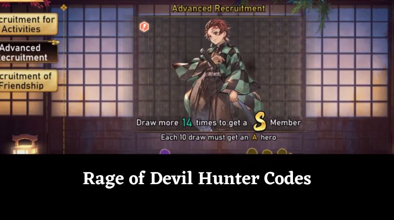 Rage of Devil Hunter Codes
