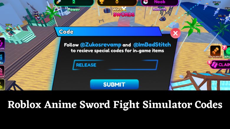 Roblox Anime Sword Fight Simulator Codes