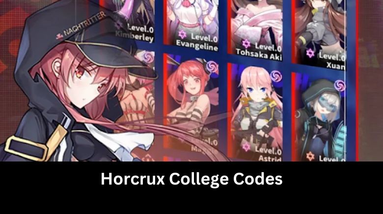 Horcrux College Codes