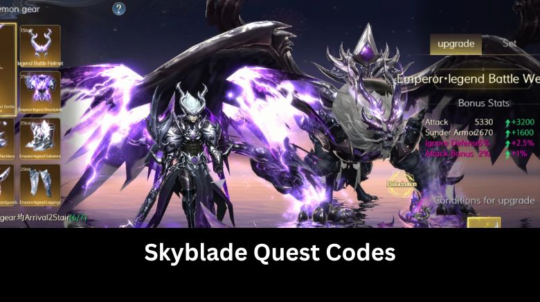 Skyblade Quest Codes