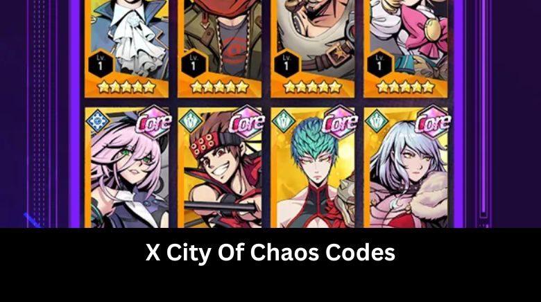 X City Of Chaos Codes