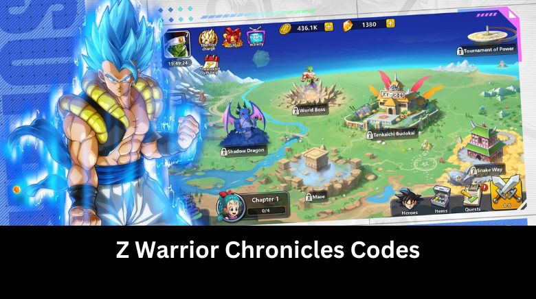 Z Warrior Chronicles Codes