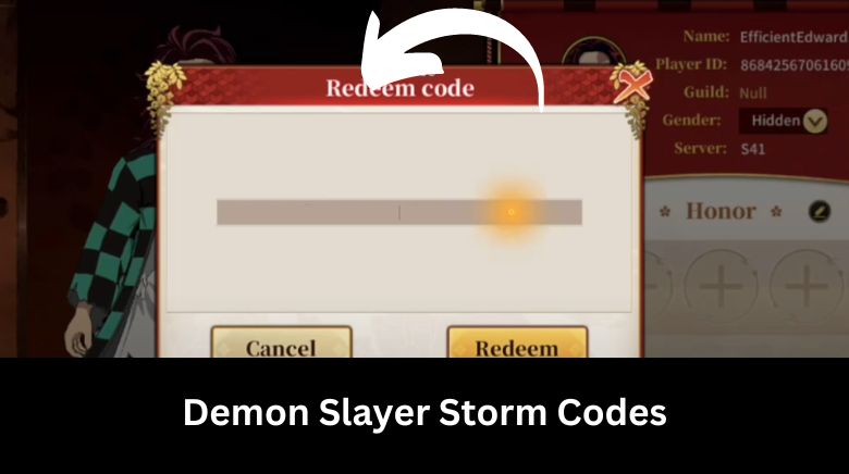 Demon Slayer Storm Codes