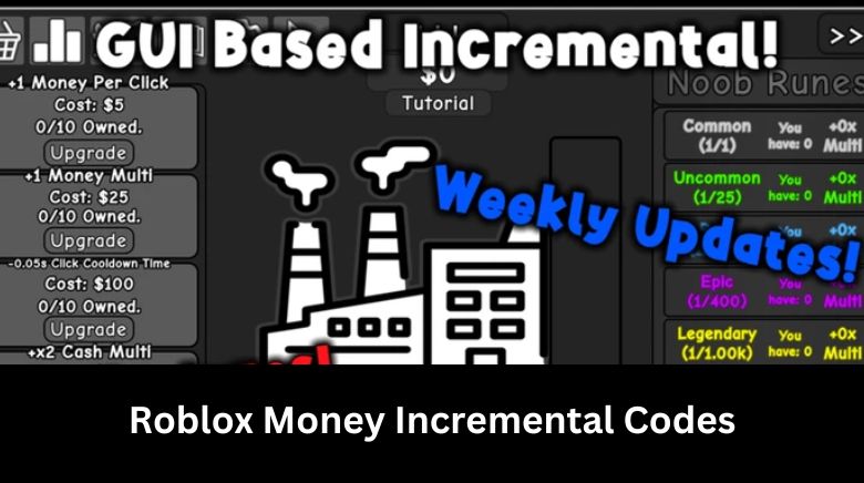 Roblox Money Incremental Codes