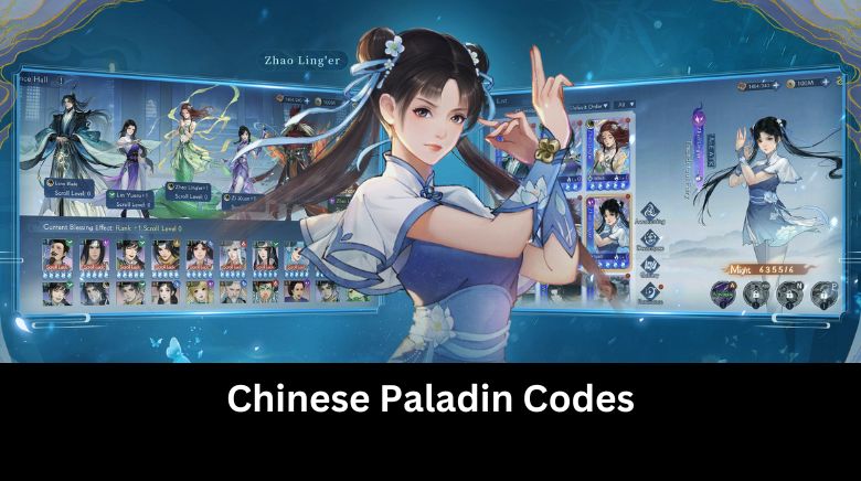 Chinese Paladin Codes