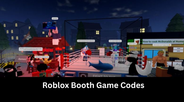 Roblox Booth Game Codes