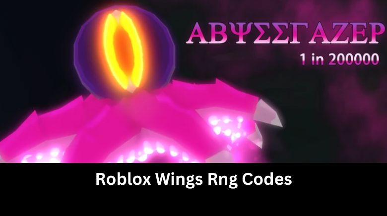 Roblox Wings Rng Codes