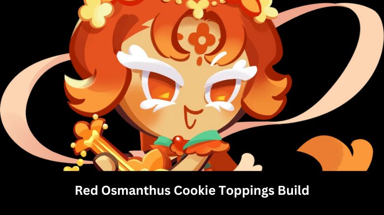 Red Osmanthus Cookie Toppings Build