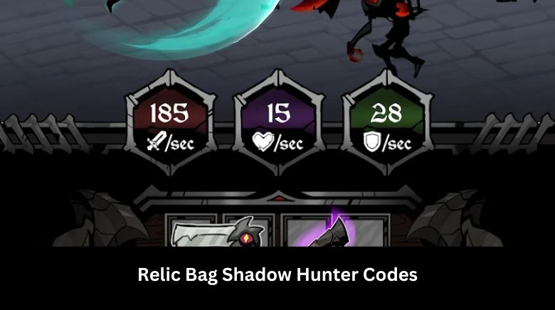 Relic Bag Shadow Hunter Codes