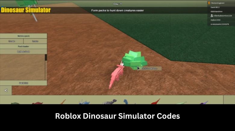 Roblox Dinosaur Simulator Codes